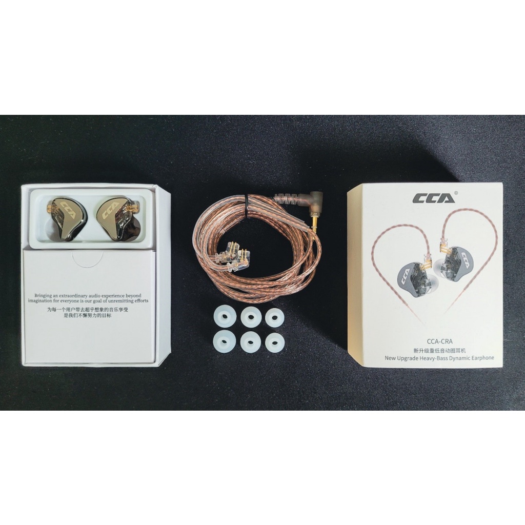 Tai Nghe CCA CRA Nhét Tai Hybrid 1 Dynamic In Ear Hifi | NGHE TẠP nhạc cụ Jazz | Tham chiều | Có Mic