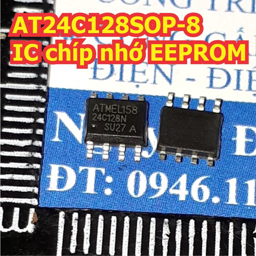 5 con AT24C128N 24C128N 24C128 SOP-8 IC chíp nhớ EEPROM kde1292