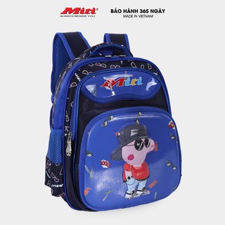 Balo Học Sinh Tiểu Học MITI BL1034MM_PIG Chất Liệu Cao Cấp Siêu Nhẹ Ngăn Chứa Rộng Rãi