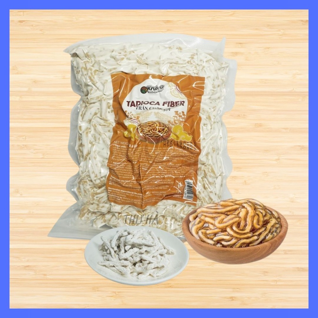 Trân châu sợi hương caramel Krub O,Trân châu sợi đặc biệt
