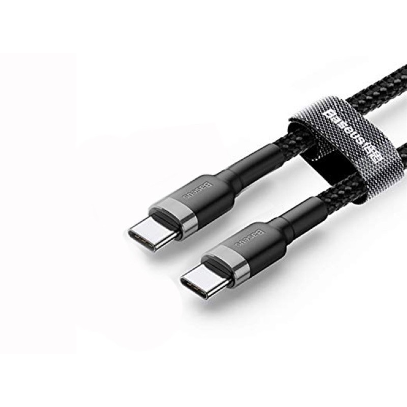 Dây Cáp Xạc Baseus 2 Đầu Type C Bọc Dù Cao Cấp