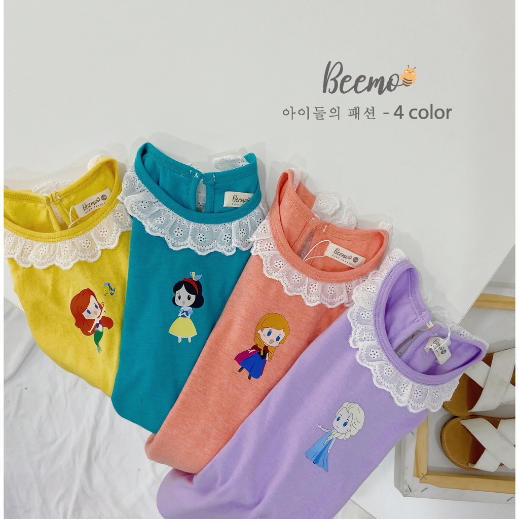 Áo ba lỗ cotton phối ren bé gái, áo khoét nách cotton mềm mát