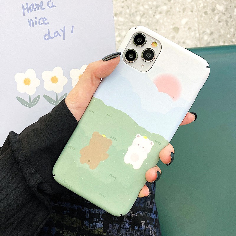 Ốp lưng iphone Camping sơn dầu cứng 5/5s/6/6plus/6s/6splus/7/7plus/8/8plus/x/xr/xs/11/12/pro/max/plus/promax | BigBuy360 - bigbuy360.vn