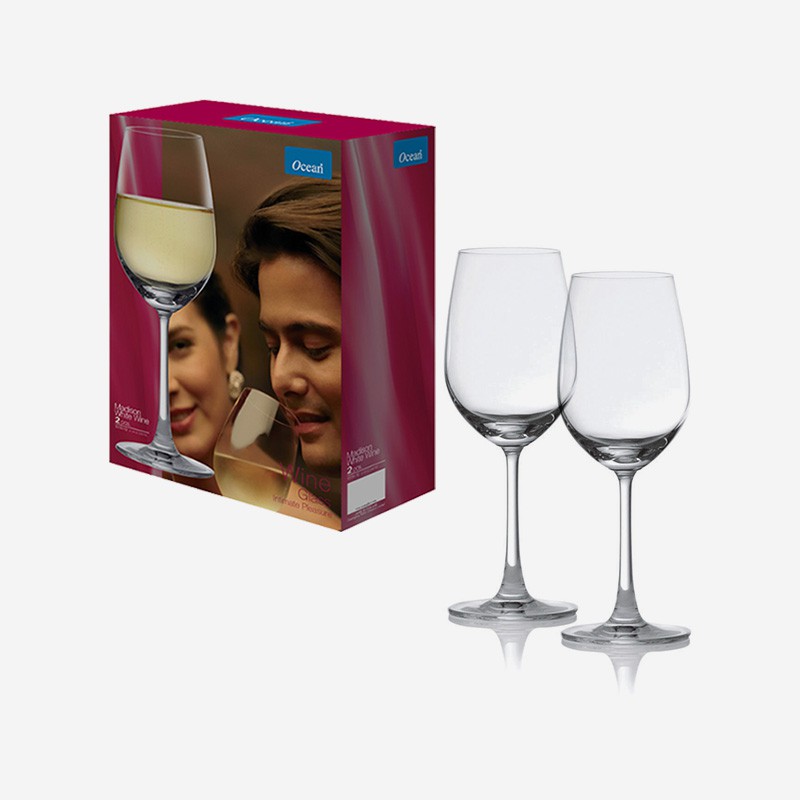 Bộ 2 Ly Ocean Madison White Wine (350ml)