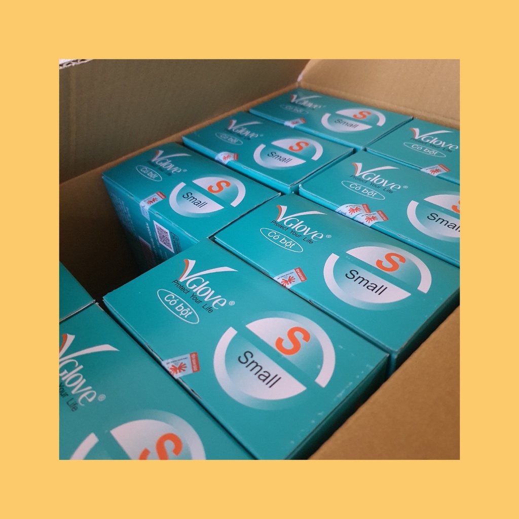 (HÀNG CHÍNH HÃNG) GĂNG TAY CAO SU Y TẾ VGLOVE - THÙNG 10 HỘP | BigBuy360 - bigbuy360.vn