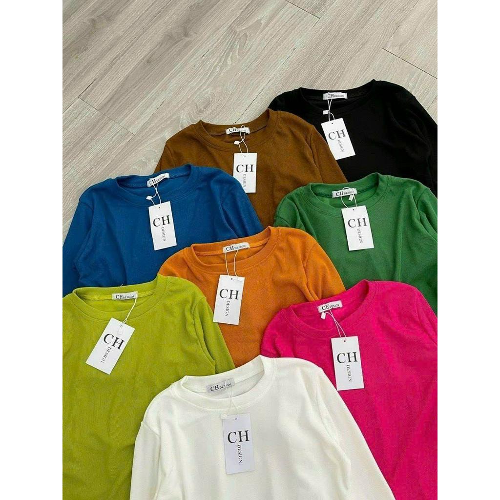 Áo thun crotop nữ tay xỏ ngón