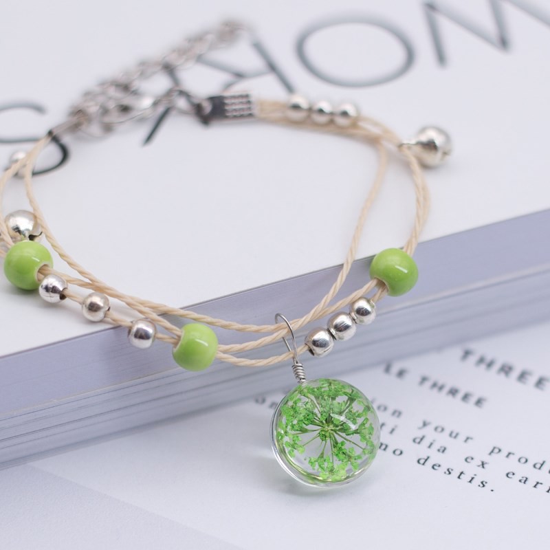 [SIÊU RẺ] Vòng Tay Thủy Tinh Ép Hoa Tam Sinh Tam Thế | BigBuy360 - bigbuy360.vn