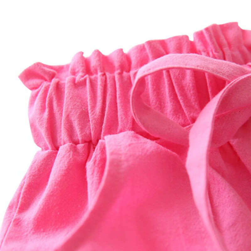 Quần short lưng thun thắt nơ xinh xắn dành cho các bé