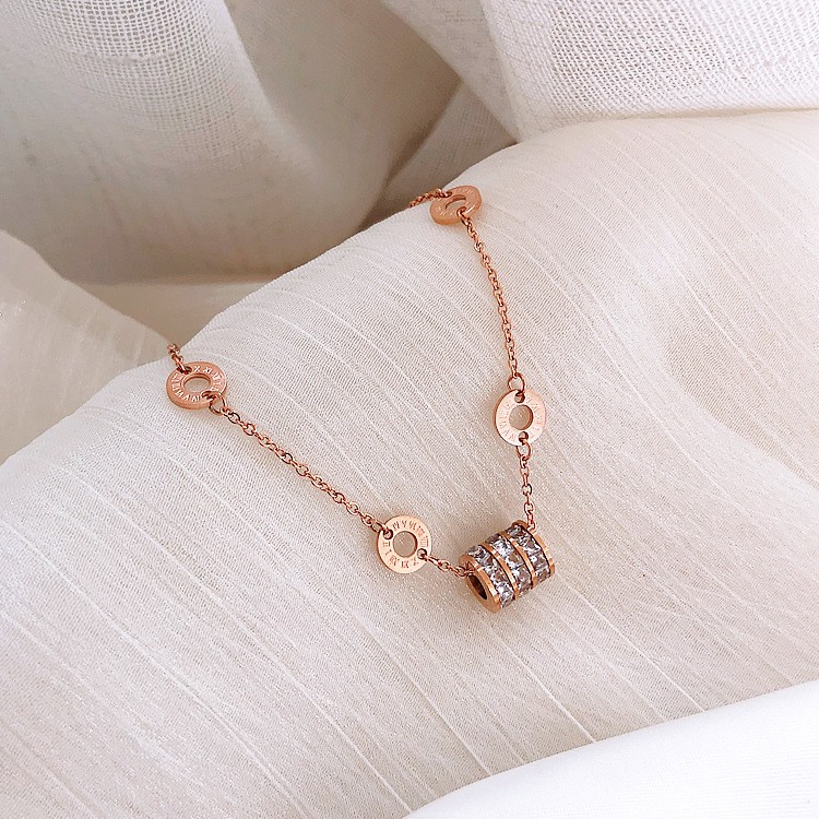 Vòng Tay Thép Titan Khắc Số La Mã Đơn Giản Thời Trang Hàn Quốc Cho Nữ | BigBuy360 - bigbuy360.vn