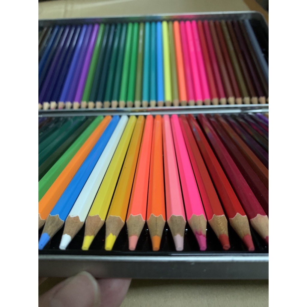 🔹 Bộ Bút Chì Màu Hộp Thiếc Baoke PW 12/24/48/72 màu.