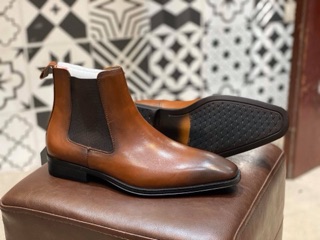 [Ảnh thật] Chelsea Boots Patina