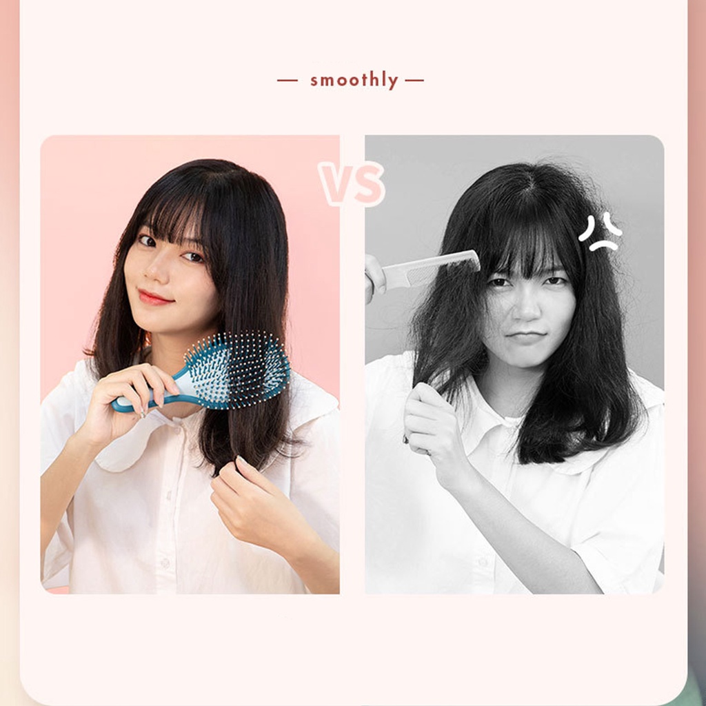 [Hàng mới về] Lược chải tóc massage da đầu chống tĩnh điện dạng túi khí dùng trong salon dành cho nam và nữ