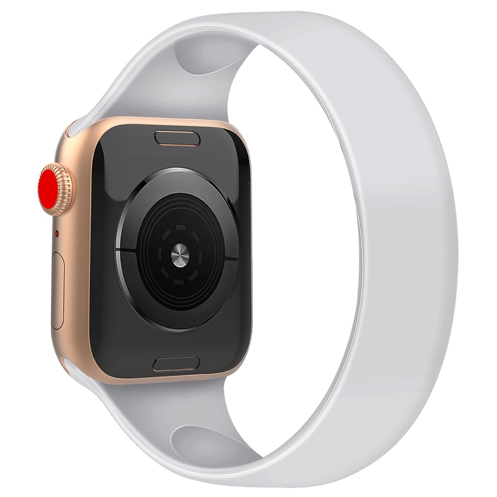 Dây đeo Silicon mềm thay thế cho đồng hồ thông minh for Apple Watch Ultla Series 8 / 7 / 6 / Se / 5 / 4 / 3 / 2 / 1 38mm 40mm 42mm 44mm 41mm 45mm 49mm
