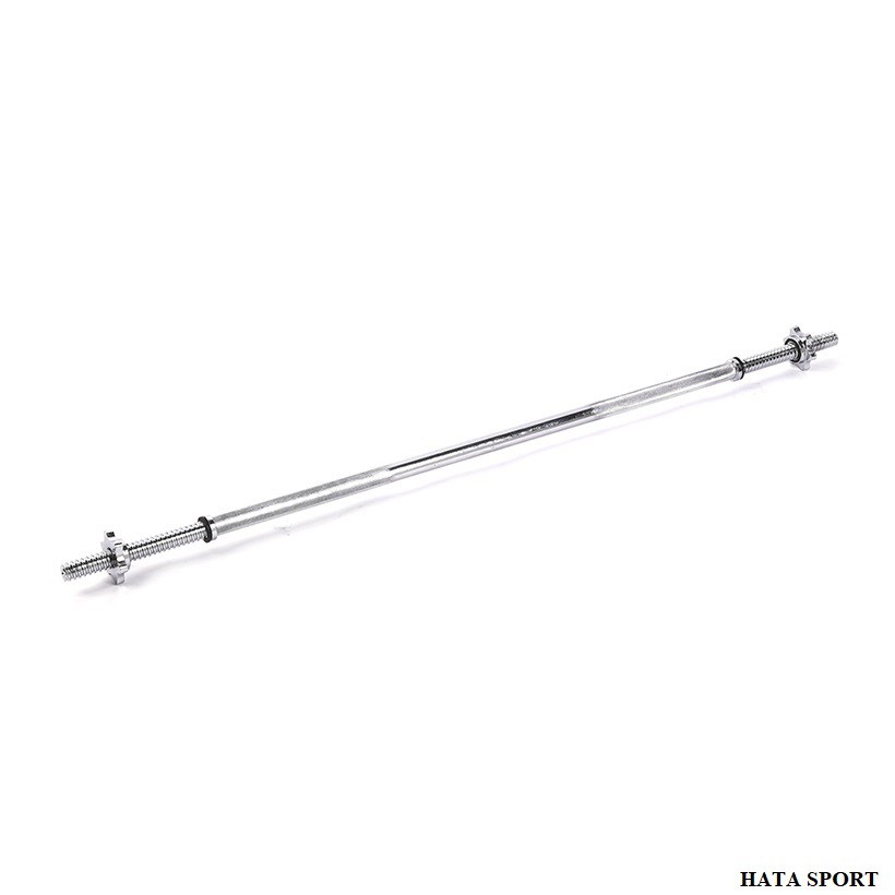 Đòn tạ inox 1m5 phi 25, Đòn tập tạ inox dài 1m5, Thanh đòn tập tạ 1m5, Đòn tạ dài 1m5 mạ inox chắc chắn, cứng cáp