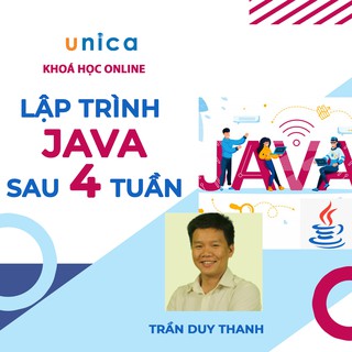 Toàn quốc- [E-voucher] FULL khóa học CNTT - Lập trình Java trong 4 tuần UNICA.VN