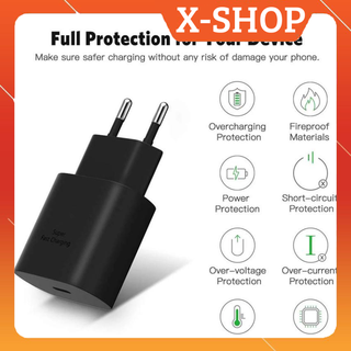 [Super Fast Charge 25W] Bộ sạc nhanh Android 25W (9V-2,77A, 5V-3A) (Type-C to Type-C)