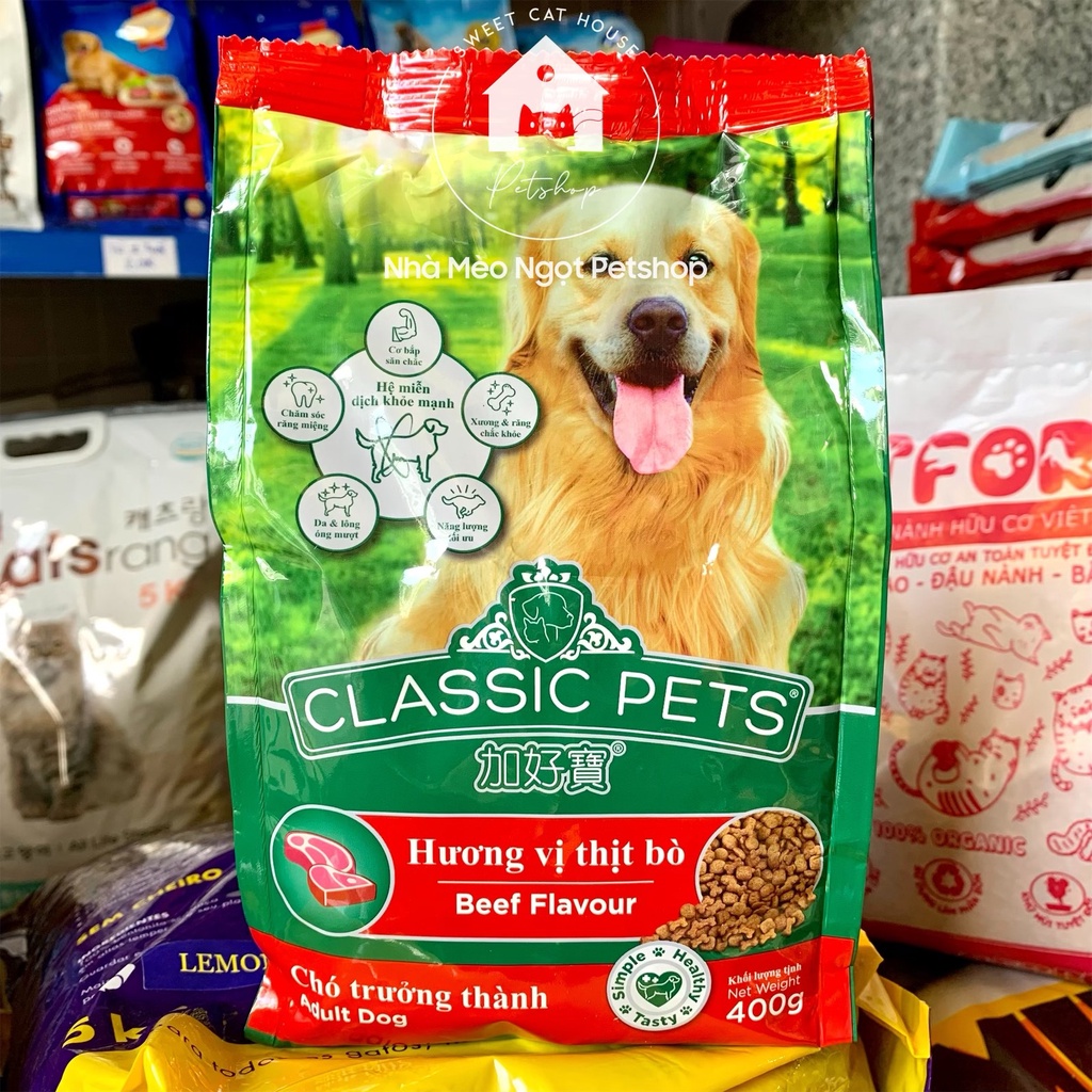 Hạt Classic Pet gói 400g dành cho chó- Thái Lan