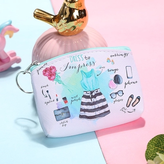 Ví cầm tay mini kèm móc khóa