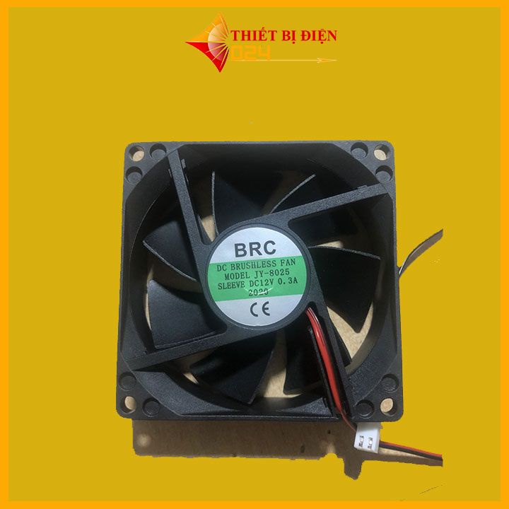 Quạt Tản Nhiệt Brushless 8025 8x8x2.5cm