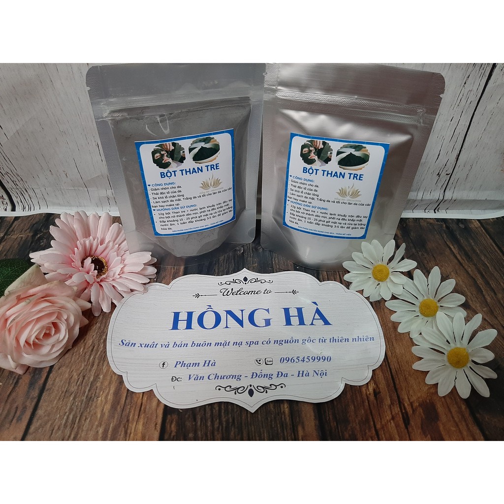 500gr Bột Than Tre Hoạt tính thải độc tố cho da