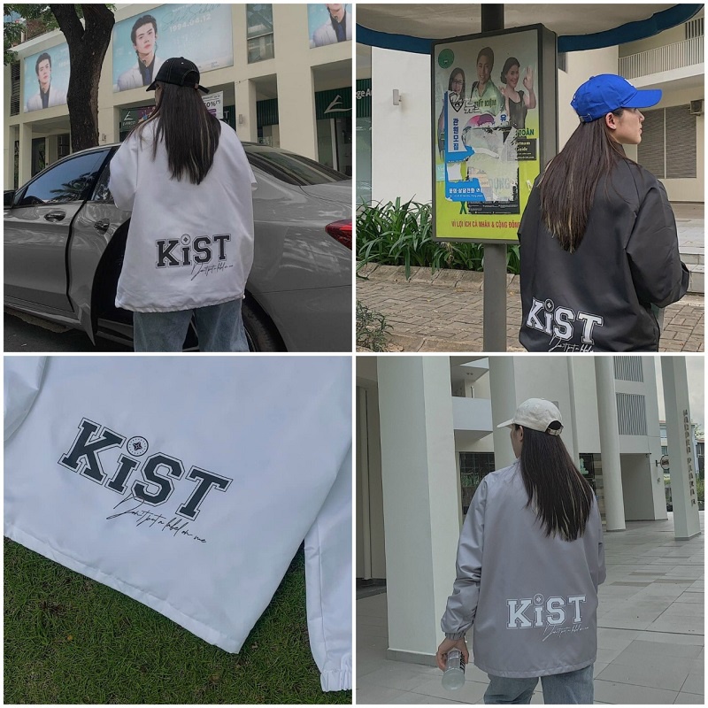 Áo Khoác Dù Unisex Kiểu Rộng Chống Nắng In Kist Nam Nữ Cặp Đôi💖FREESHIP RẺ ĐẸP💖Áo Gió 2 Lớp Hàn Quốc Couple Jackets