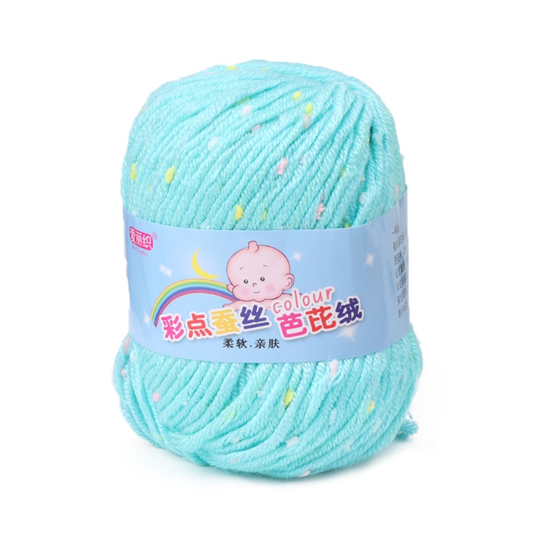 Cuộn Len Đan Sợi Móc Nhiều Màu Sắc 50g