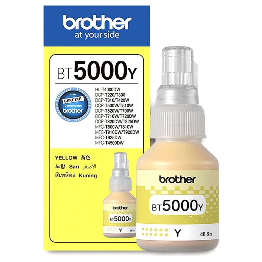 Mực in Brother BTD60BK, BT5000C, BT5000M, BT5000Y cho máy in Brother T220, T420W, T520W, T720DW, T820DW, T920DW, T4500DW
