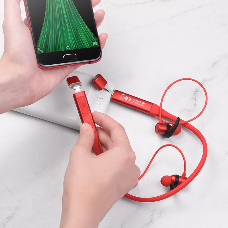 Tai nghe thể thao HOCO S18 không dây bluetooth V4.2 Dành cho điện thoại iP Huawei Samsung Oppo Realme