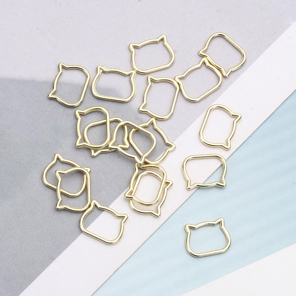 LAYOR1 Set 20 Đầu Mèo Mini 9 * 11mm Làm Quần Áo Búp Bê