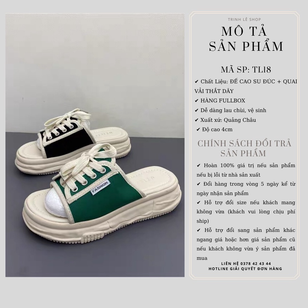 DÉP THỂ THAO NỮ BUỘC DÂY QUẢNG CHÂU TRINH LÊ SHOP TL18