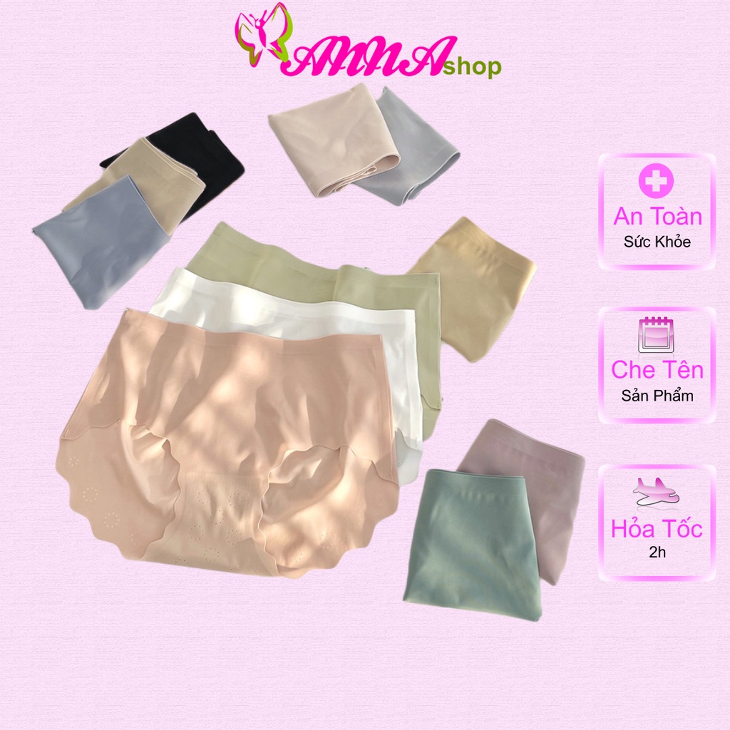 Quần lót nữ su đúc thun lạnh lưng cao không đường may, trẻ trung, thoải mái, thoát mát (MS 03104) Anna Shop