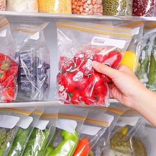 túi zip đựng thực phẩm , bảo quản thức ăn có ô ghi chú ghi tên sản phẩm