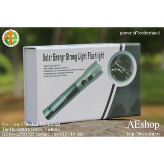Bộ đèn pin năng lượng mặt trời đa năng công suất 3W Free Warrior