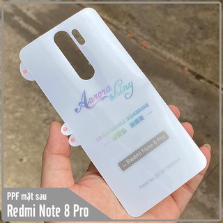 DÁN PPF MẶT LƯNG CHO XIAOMI REDMI NOTE 8 PRO