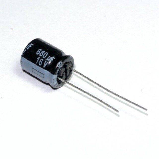 Tụ Hóa 680uF 16V 680uF/16V