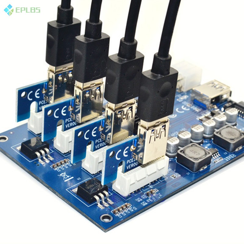 Card Đồ Họa Eplbs 4 Cổng Pci-E 1x M2 Mở Rộng Khe Cắm 4 Cổng Pci-E Sang Pcie | BigBuy360 - bigbuy360.vn