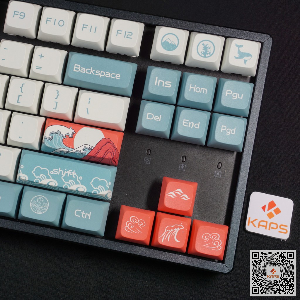 Keycap CORAL SEA - XDA - Thick PBT - Dyesub - 108 nút cho bàn phím cơ (Filco, Leopold, IKBC, Edra, keychron)