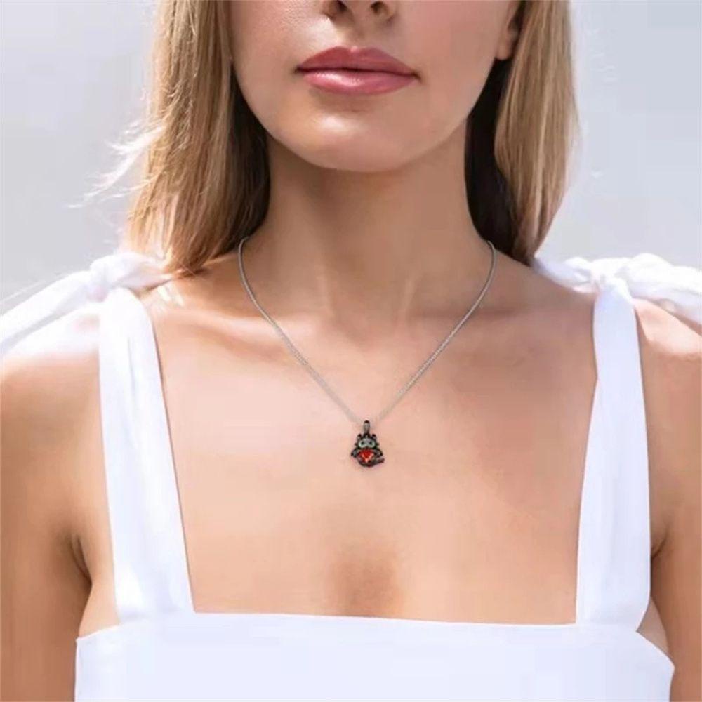 Trái Tim KAREN|Vòng cổ MặT RồNg ThờI Trang|Mặt Vòng cổ Quà Tặng Thiết Kế Dễ Thương