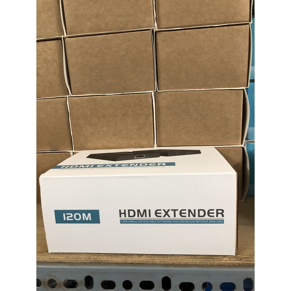 Bộ Kéo dài tín hiệu HDMI 120m bằng dây mạng Cat5e/Cat6e