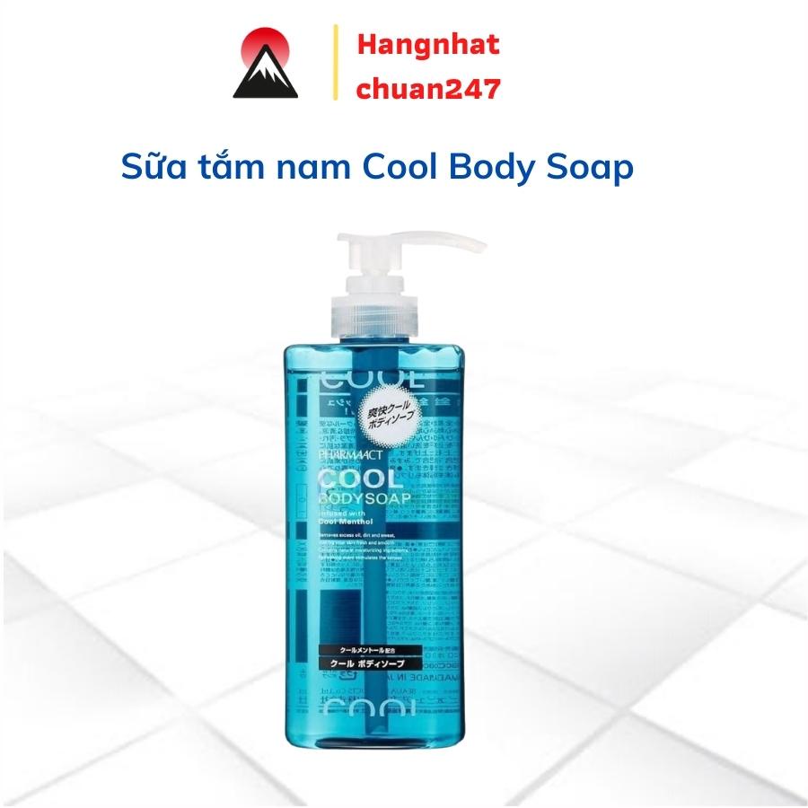 Sữa tắm nam Cool Boday Soap st Nhật Bản cho đàn ông đích thực hương bạc hà dịu nhẹ sảng khoái dài lâu