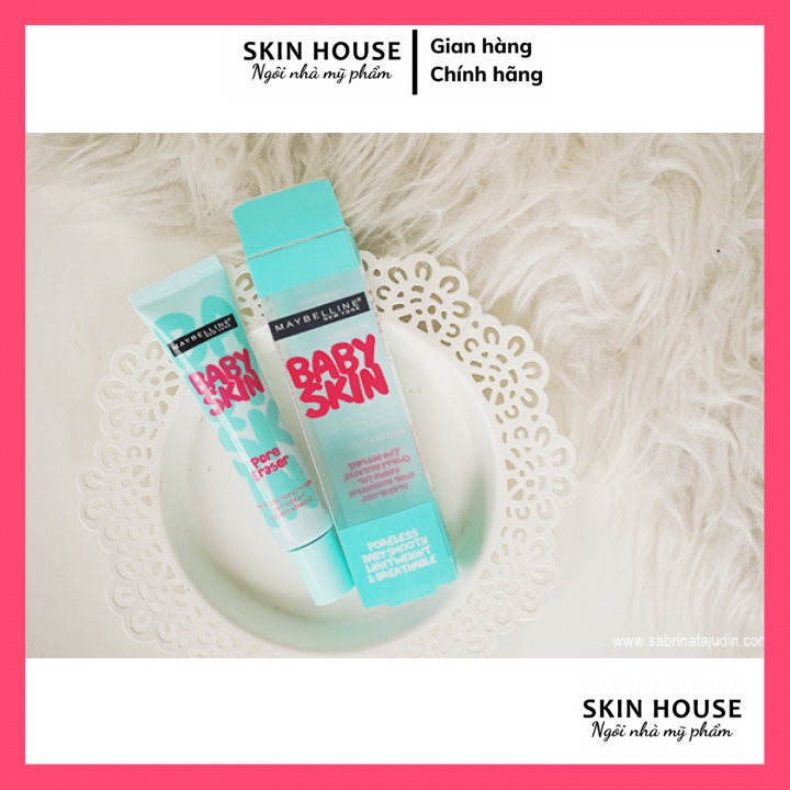 Kem lót Maybelline New York Baby Skin Pore Eraser Primer mịn da che khuyết điểm 22ml | BigBuy360 - bigbuy360.vn