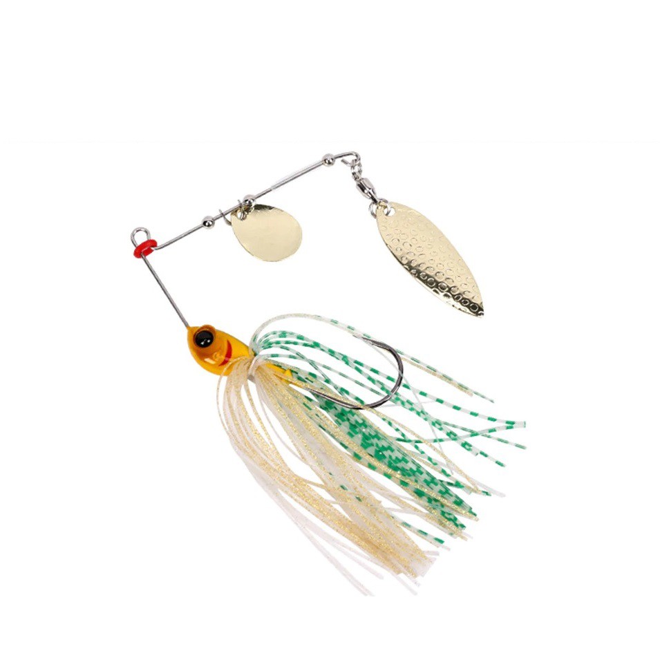 Mồi câu lure SPINNER BAIT 12g x 10cm, mồi giả câu cá lóc tráp chẽm rô phi hiệu quả nhất