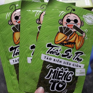 Tảo biển siêu giòn Tiểu Sư Phụ miếng to 12 gói