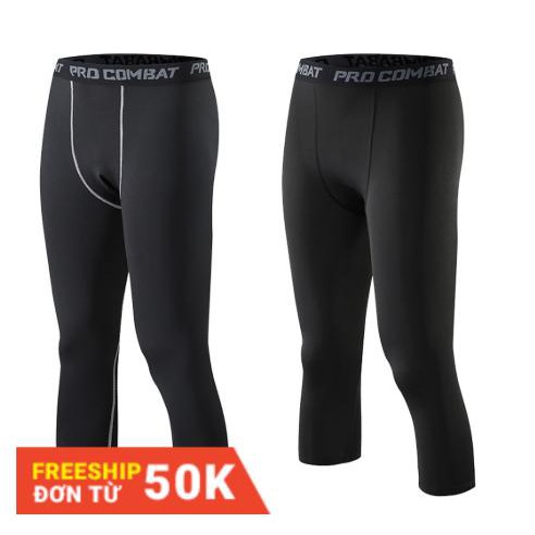quần giữ nhiệt nam ⚡xảkho⚡ QUẦN COMBAT PRO LEGGING TẬP GYM NAM DÁNG DÀI