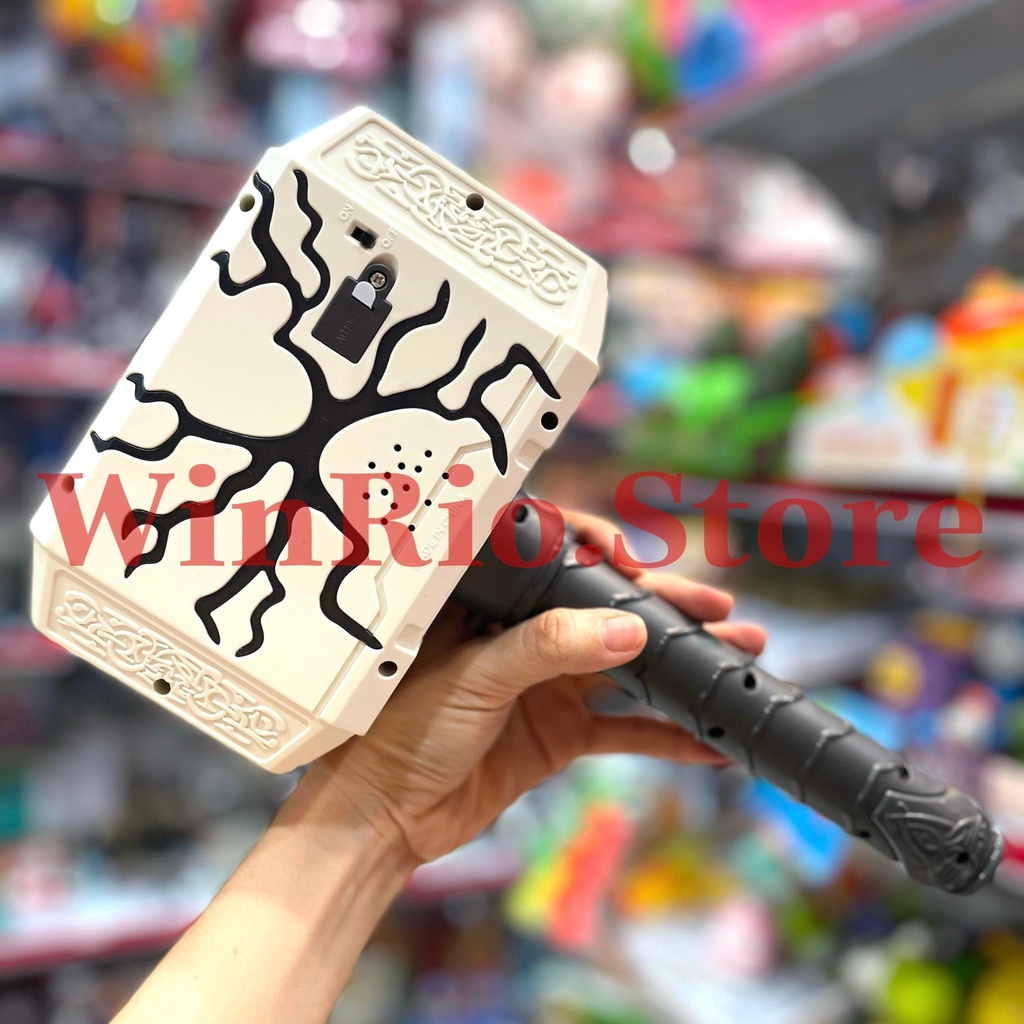 Đồ Chơi Nerf WinRio.Store, Búa Thor Phóng Xốp Mềm, Chơi Như Sung Cao Cấp An Toàn Cho Trẻ, Búa Thor Size Lớn WinRio.Store