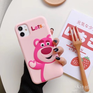 Ốp Điện Thoại Bằng Silicone Mềm Hình Gấu Hoạt Hình Đáng Yêu Cho Iphone 11 Pro Xs Max Xr I 8 I 7 6s Plus