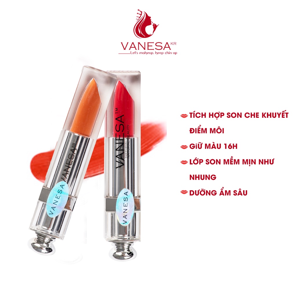 Son kem lì Vanesa First Love Edition V1 son môi che khuyết điểm và son kem màu lâu trôi