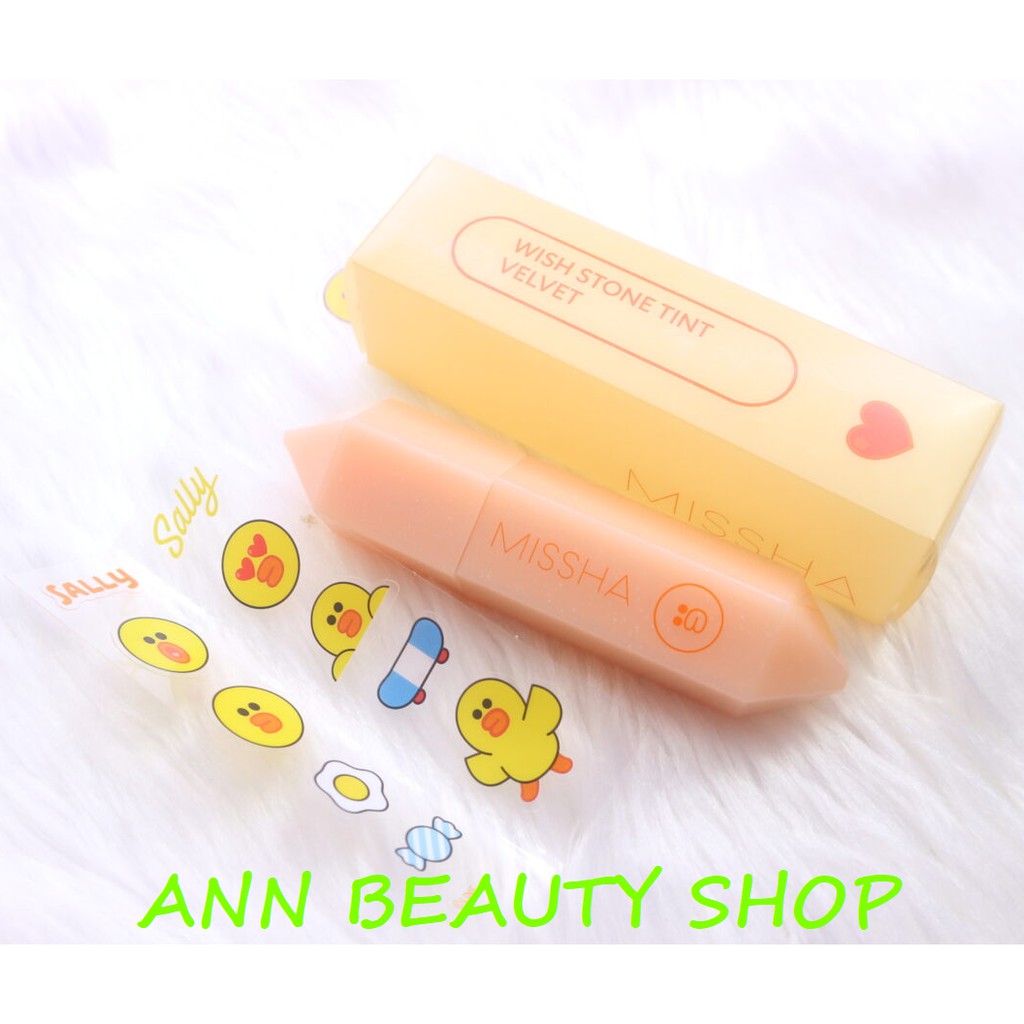 Son Missha Wish Stone Tint Phiên Bản Line Friend (DATE 10/2021)