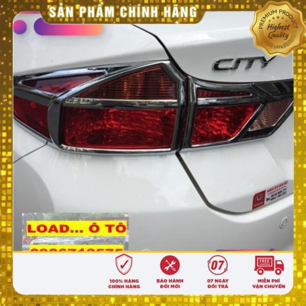 FREE SHIP - Ốp đèn pha xe HONDA CITY 2015-2019 nhựa ABS mạ crom sáng bóng, cao cấp