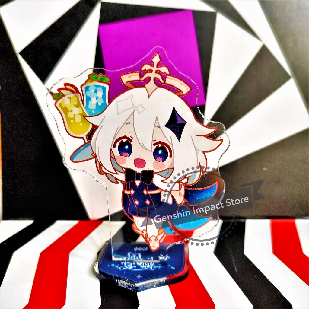 Mô hình standee nhân vật PAIMON 1 game Genshin Impact mẫu nhà hàng